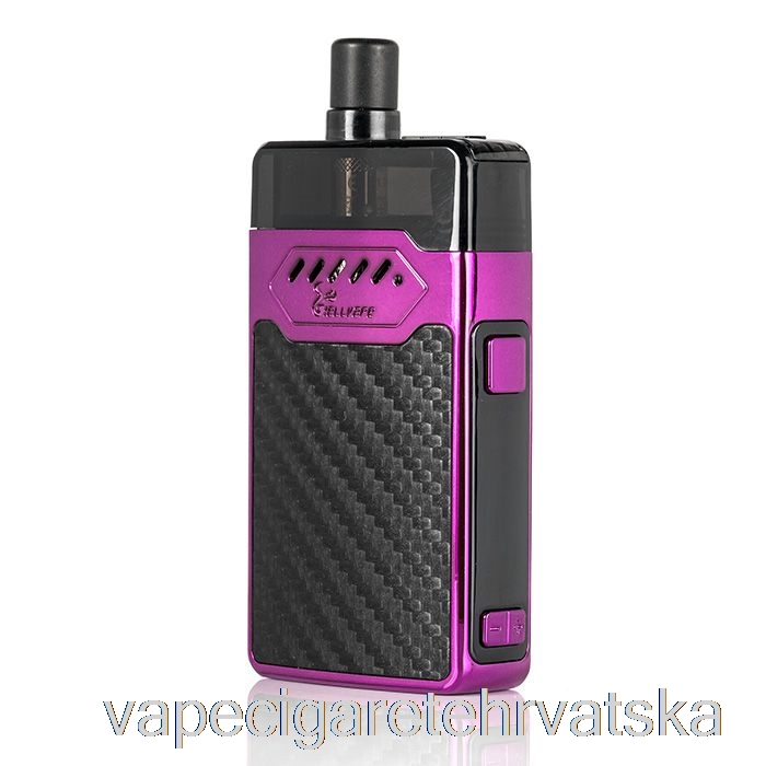 Vape Cigarete Hellvape Grimm 30w Pod Sustav Ljubičasta Karbonska Vlakna